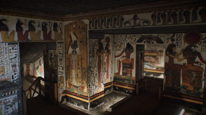 Walking through the tomb of Nefertari today and in the past