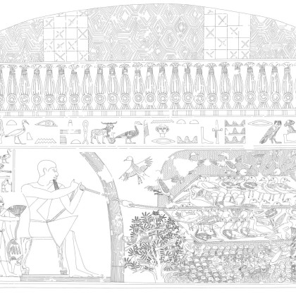 Beni Hassan, Tomb of Khnumhotep II, Wall painting