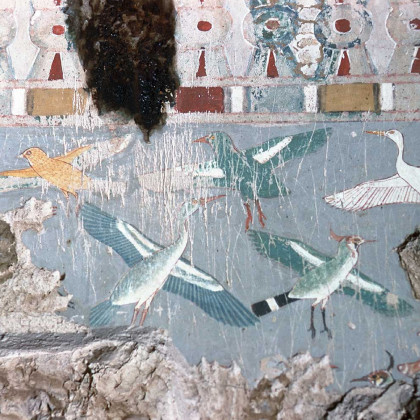 Theban Necropolis, Tomb of Amenemhat (TT 82), Wall painting, color presentation