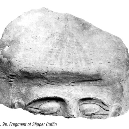 Saqqara, Tomb of Iniuia, Slipper coffin fragment
