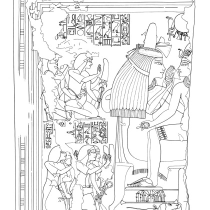 Saqqara, Tomb of Maia, Wall relief