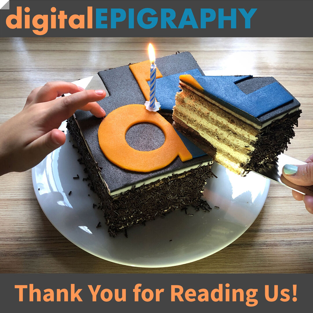 A short note on digitalEPIGRAPHY's Second Anniversary