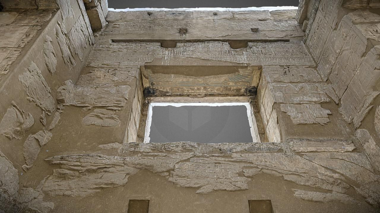 3D presentation of the Central Tower Interior of the Eastern High Gate at Medinet Habu