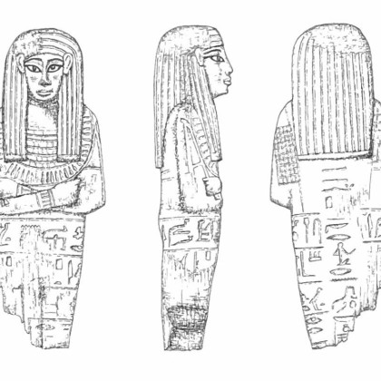 Saqqara, Tomb of Horemheb, Wooden ushabti