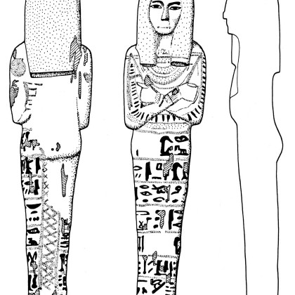 Theban Necropolis, Tomb of Hui and Kel (TT 54), Painted ushabti