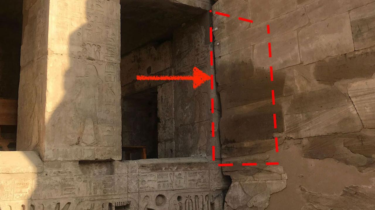 Combining digital and traditional inking methods on MHB 122, an obscured scene at the Small Amun Temple in Medinet Habu