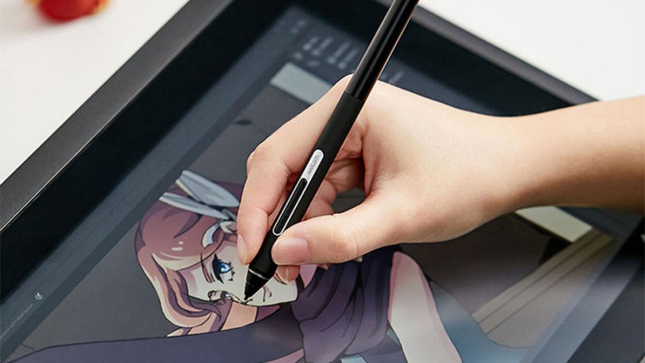 New Pro Pen slim digital stylus introduced by Wacom to reduce hand cramps
