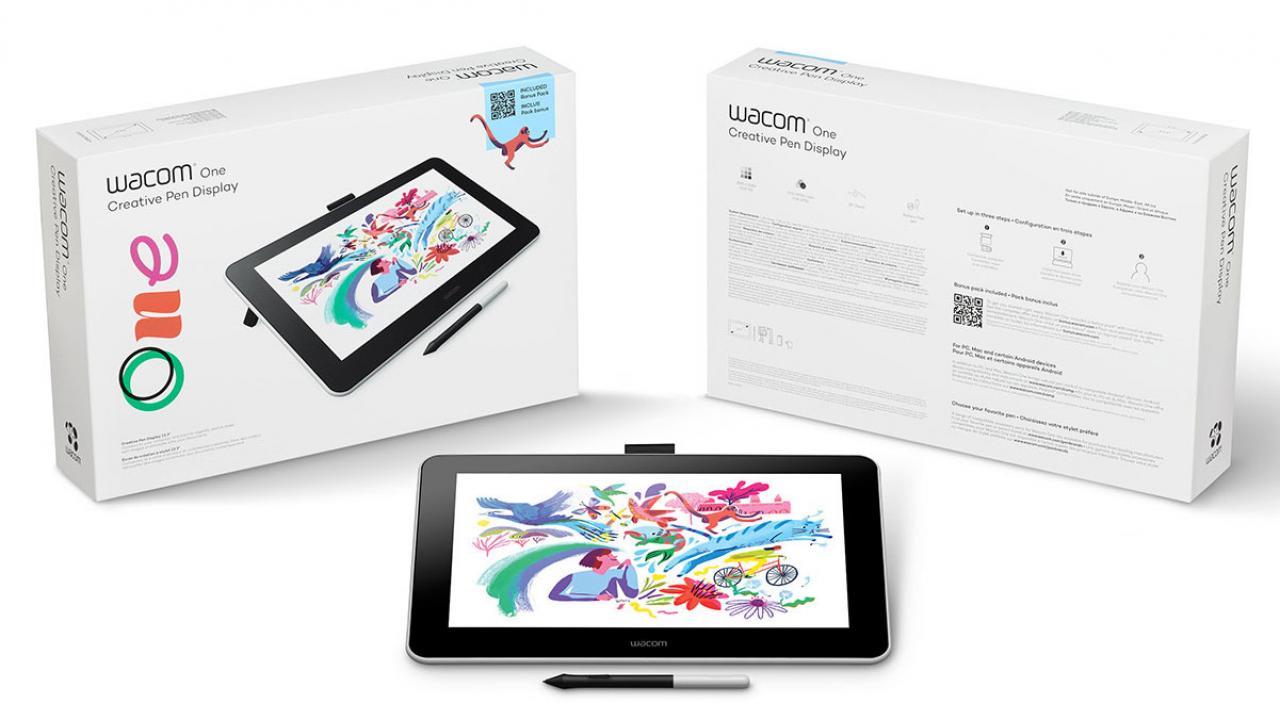 The new One is the cheapest among Wacom's budget-conscious drawing displays