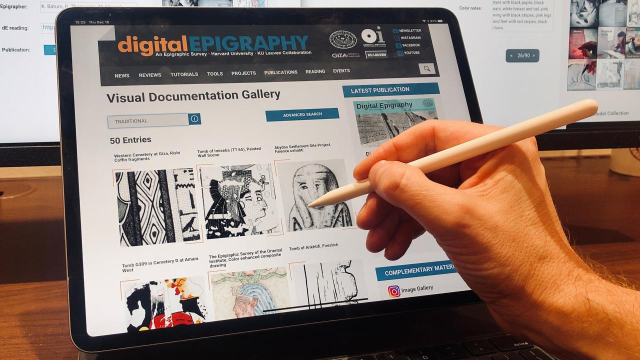 digitalEPIGRAPHY's New Databases for Painted Hieroglyphs and Visual Documentation Are Here!
