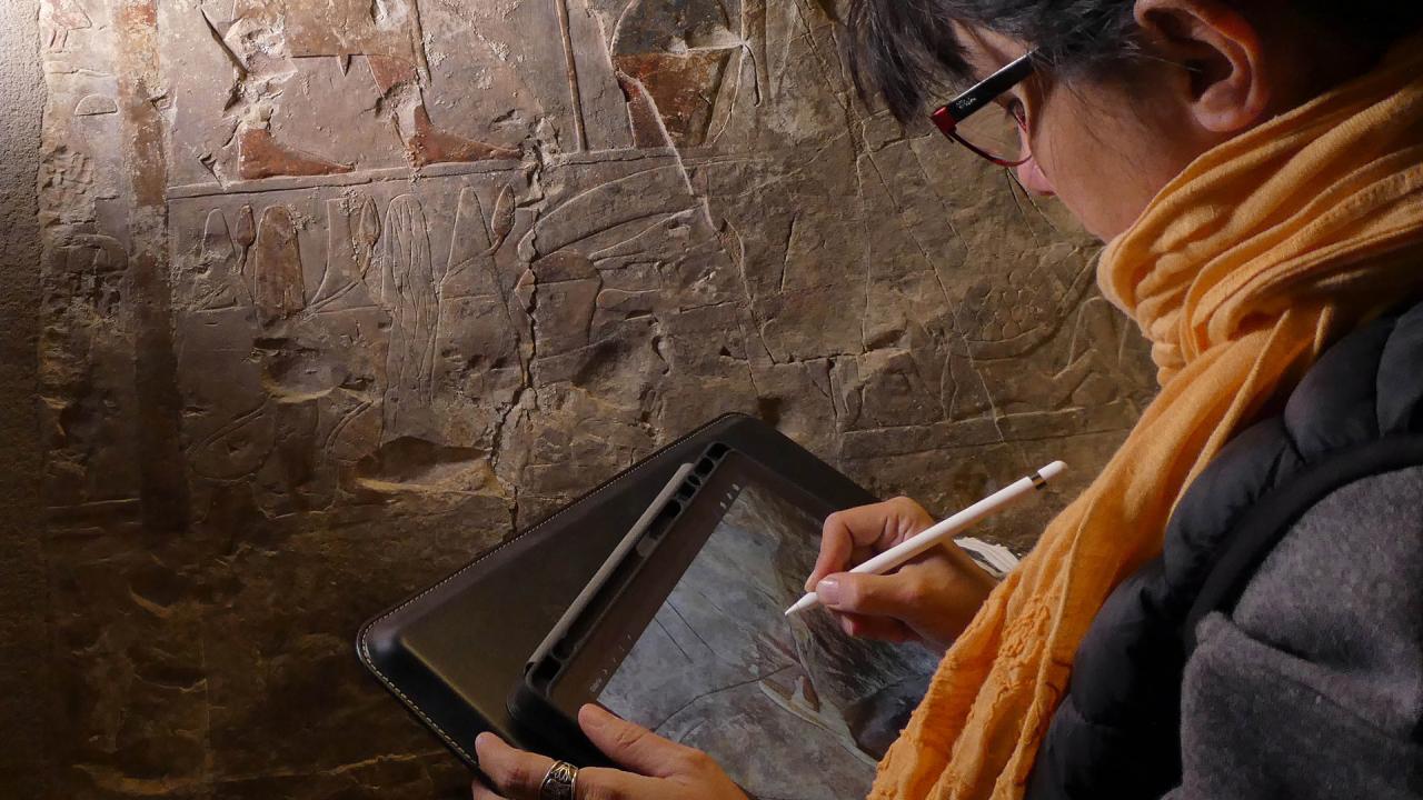Digital Epigraphy in the Tomb of Djehuty (TT 11) at Dra Abu el-Naga (Part 2)