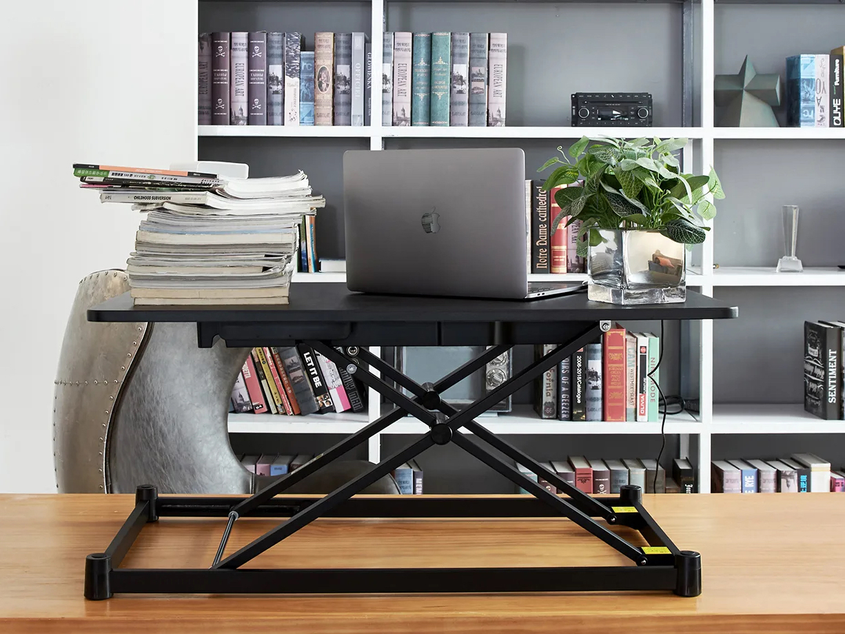 The Leband Electric Sit-Stand Desk Converter