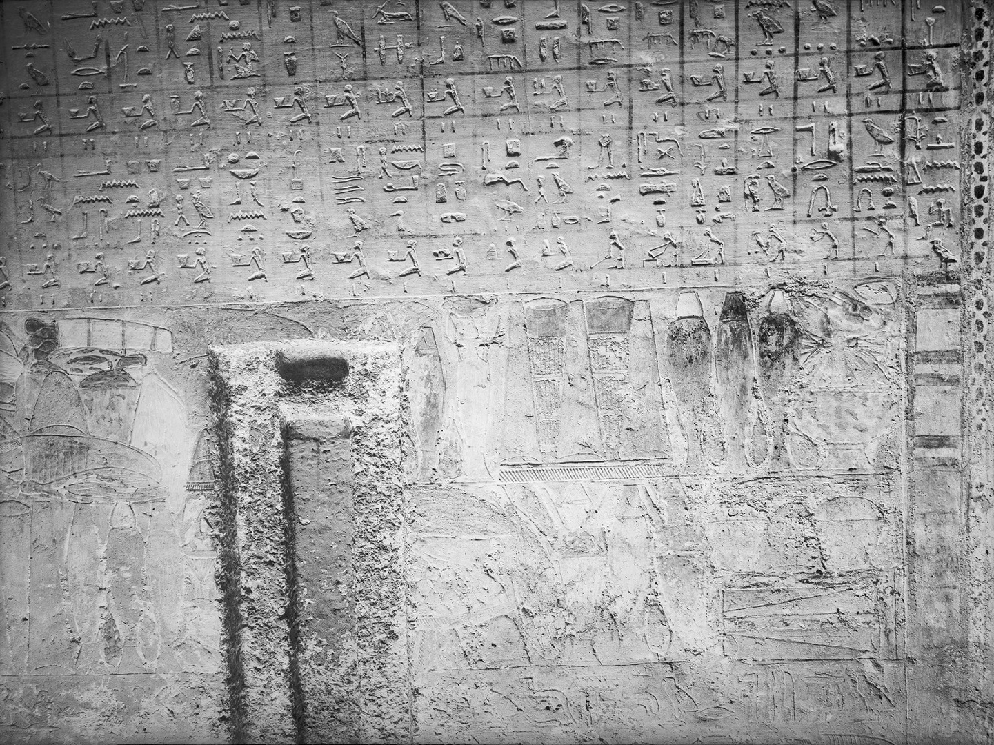 Mastaba Complex of Idu - Section 3.7 - West Wall, North of Niche 2