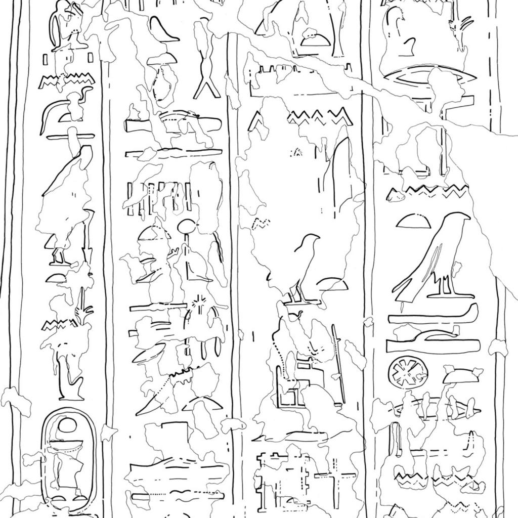 Tomb of Sataimau, Niche façade inscription